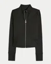 Gilly Hicks Active Recharge Zip-up Jacket In Black