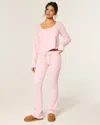 Gilly Hicks Always Cozy Waffle Bootcut Pants