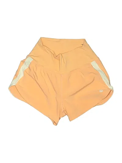 Pre-owned Gilly Hicks Athletic Shorts In Yellow