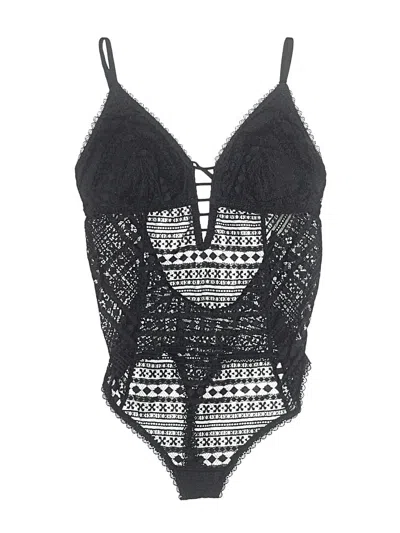 Pre-owned Gilly Hicks Bodysuit In Black