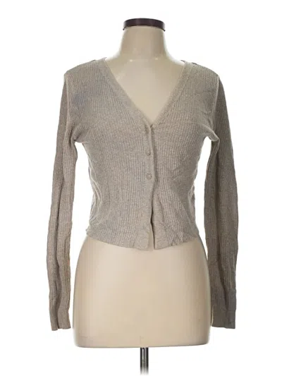 Pre-owned Gilly Hicks Cardigan Sweater In Brown