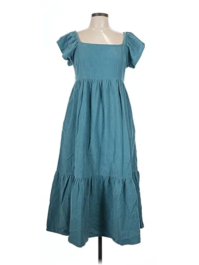 Pre-owned Gilly Hicks Casual Dress In Teal
