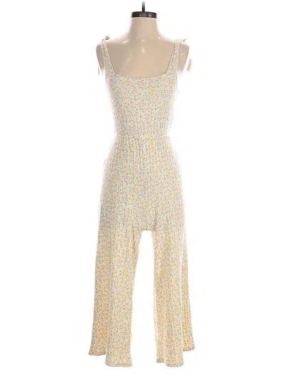 Pre-owned Gilly Hicks Jumpsuit In Yellow