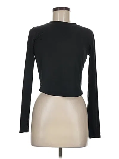 Pre-owned Gilly Hicks Long Sleeve Turtleneck In Black