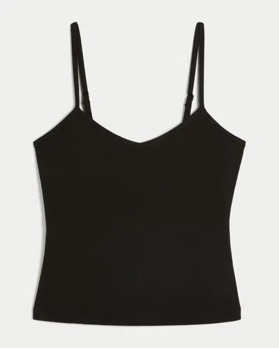 Gilly Hicks Must-have Basics Baby V-neck Cami In Black