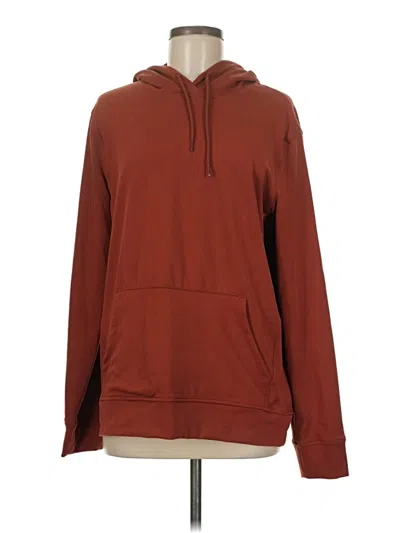 Pre-owned Gilly Hicks Pullover Hoodie In Brown