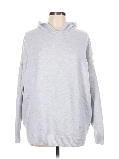 Pre-owned Gilly Hicks Pullover Hoodie In Silver