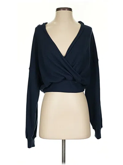Pre-owned Gilly Hicks Pullover Sweater In Blue