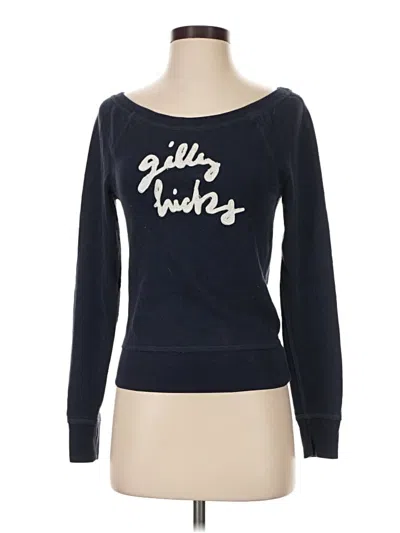 Pre-owned Gilly Hicks Pullover Sweater In Blue
