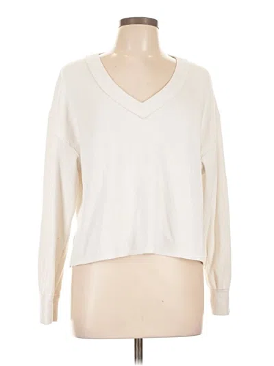 Pre-owned Gilly Hicks Pullover Sweater In Ivory