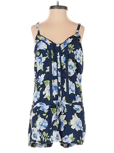 Pre-owned Gilly Hicks Romper In Blue