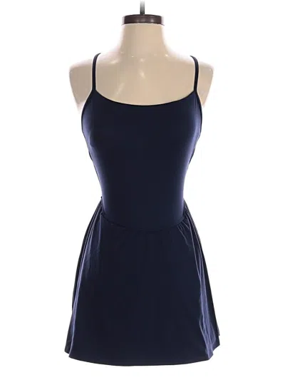 Pre-owned Gilly Hicks Romper In Blue