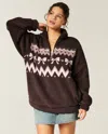 Gilly Hicks Sherpa Quarter-zip Sweatshirt