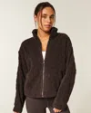 Gilly Hicks Sherpa Zip-up Sweatshirt