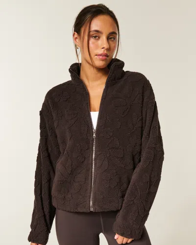 Gilly Hicks Sherpa Zip-up Sweatshirt