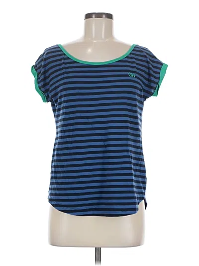 Pre-owned Gilly Hicks Short Sleeve T-shirt In Blue