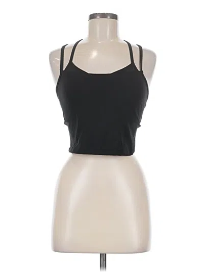 Pre-owned Gilly Hicks Sleeveless Top Black Halter Neckline Tops