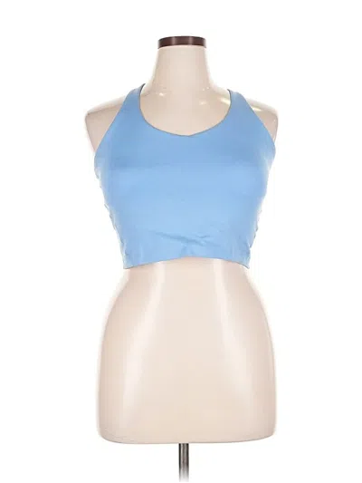 Pre-owned Gilly Hicks Sleeveless Top Blue Halter Neckline Tops