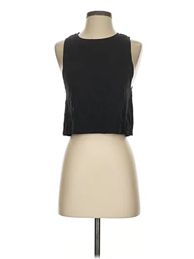 Pre-owned Gilly Hicks Sleeveless T-shirt In Black