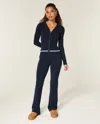 Gilly Hicks Sweater-knit Foldover Bootcut Pants