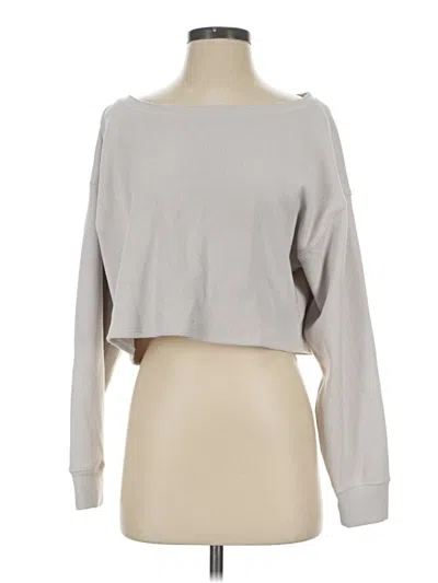 Pre-owned Gilly Hicks Sweatshirt In Gray