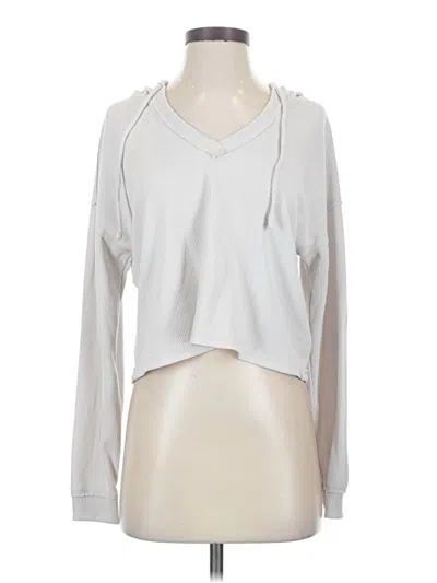 Pre-owned Gilly Hicks Sweatshirt In Silver