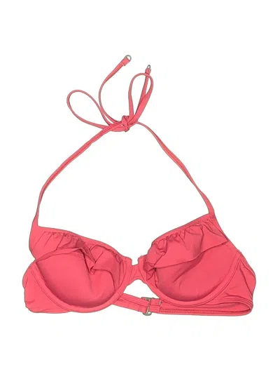 Pre-owned Gilly Hicks Swimsuit Top Pink Swimwear