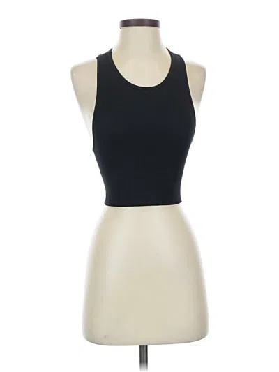 Pre-owned Gilly Hicks Tank Top Black Halter Neckline Tops