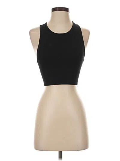 Pre-owned Gilly Hicks Tank Top Black Halter Neckline Tops