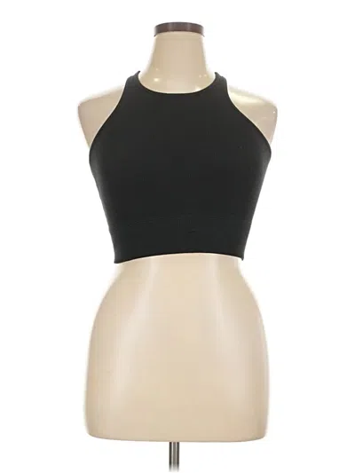 Pre-owned Gilly Hicks Tank Top Black Halter Neckline Tops