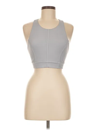 Pre-owned Gilly Hicks Tank Top Gray Halter Neckline Tops