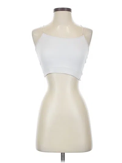 Pre-owned Gilly Hicks Tank Top Ivory Strapless Neckline Tops In White