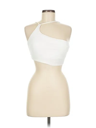 Pre-owned Gilly Hicks Tank Top White Strapless Neckline Tops