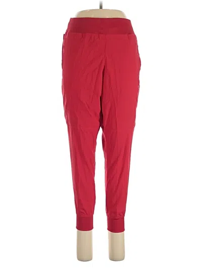 Pre-owned Gilly Hicks Track Pants In Red
