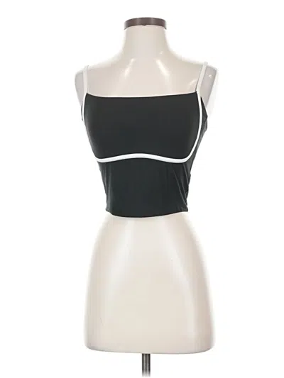Pre-owned Gilly Hicks Tube Top Black Strapless Neckline Tops