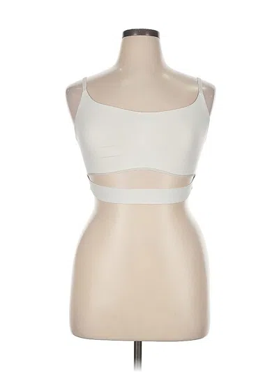 Pre-owned Gilly Hicks Tube Top Ivory Strapless Neckline Tops In White