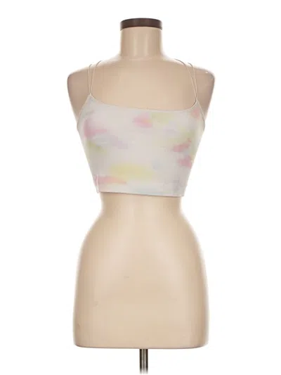 Pre-owned Gilly Hicks Tube Top Pink Strapless Neckline Tops