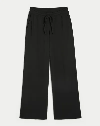 Gilly Hicks Waffle Straight Pants In Black