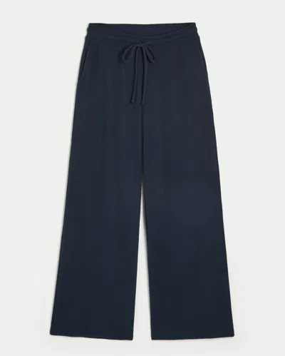 Gilly Hicks Waffle Straight Pants In Blue