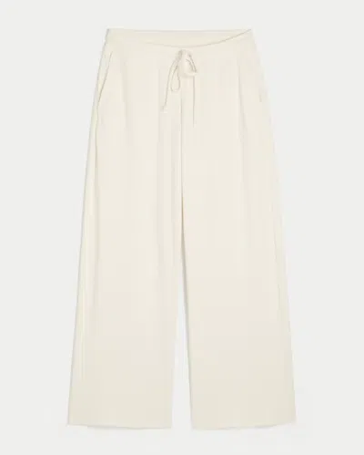 Gilly Hicks Waffle Straight Pants In White