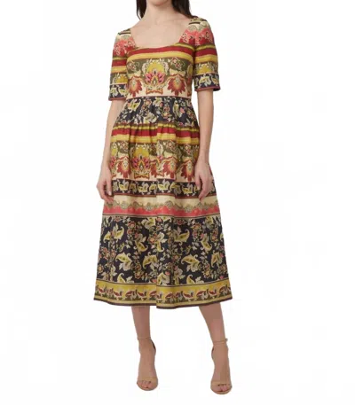 Gilner Farrar Adira Midi Dress In Multicolor