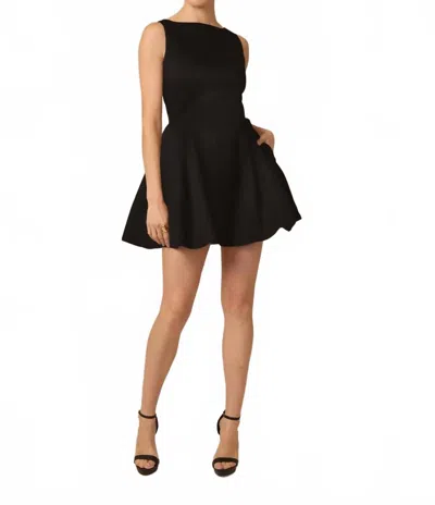 Gilner Farrar Adrianne Sleeveless Mini Dress In Black