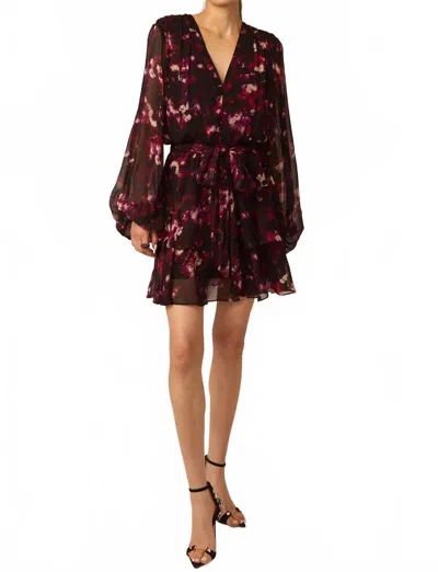 Gilner Farrar Amabel Dress In Smokey Floral In Multi