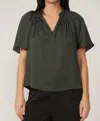 Gilner Farrar Arabella Blouse In Hunter Green In Green