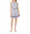 Gilner Farrar Bexley Mini Dress In Dutchess Print In Blue