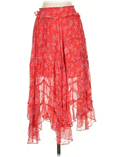 Pre-owned Gilner Farrar Casual Skirt In Red
