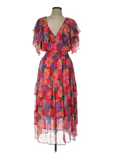 Pre-owned Gilner Farrar Cocktail Dress In Pink