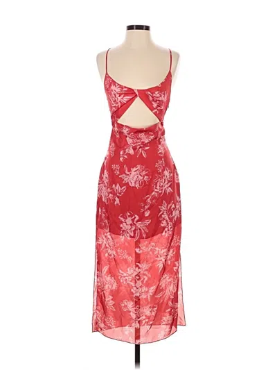 Pre-owned Gilner Farrar Cocktail Dress In Red