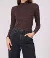 Gilner Farrar Evie Top In Bias Glitter In Multi