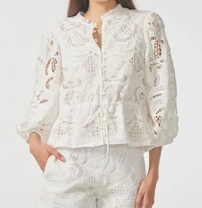 Gilner Farrar Farrar Iman Blouse In White In Neutral